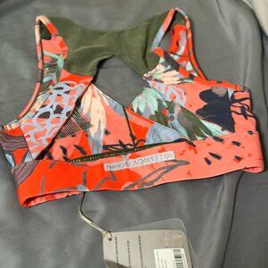 NWT Limited Edition Gymshark x Nikki Blackketter Sports Bra Pineapple Print S